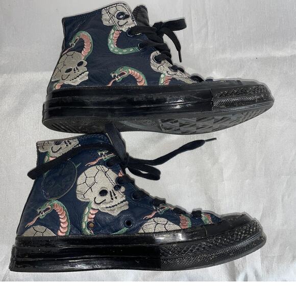 Converse CHUCK TAYLOR Sukajan Edition Hi-Top Sneakers - Women's 7.5 / Men's 5.5 - Picture 4 of 12